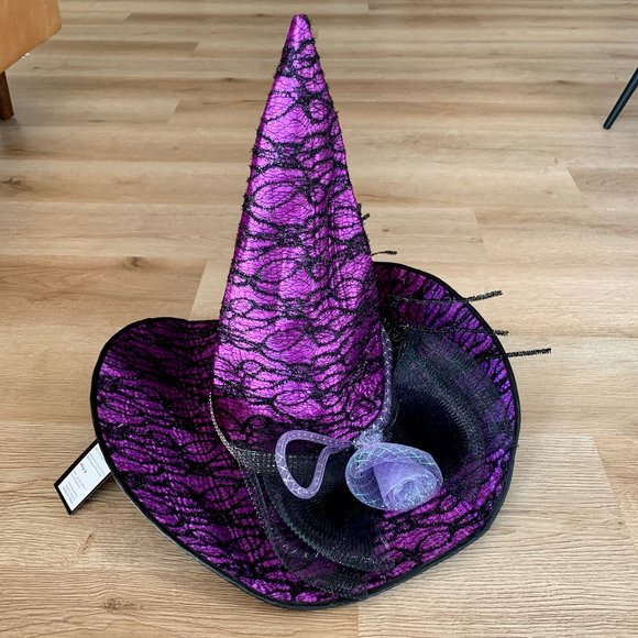 Sdsaena Accessories - Sdsaena Deluxe High Halloween Witch Hat -Purple